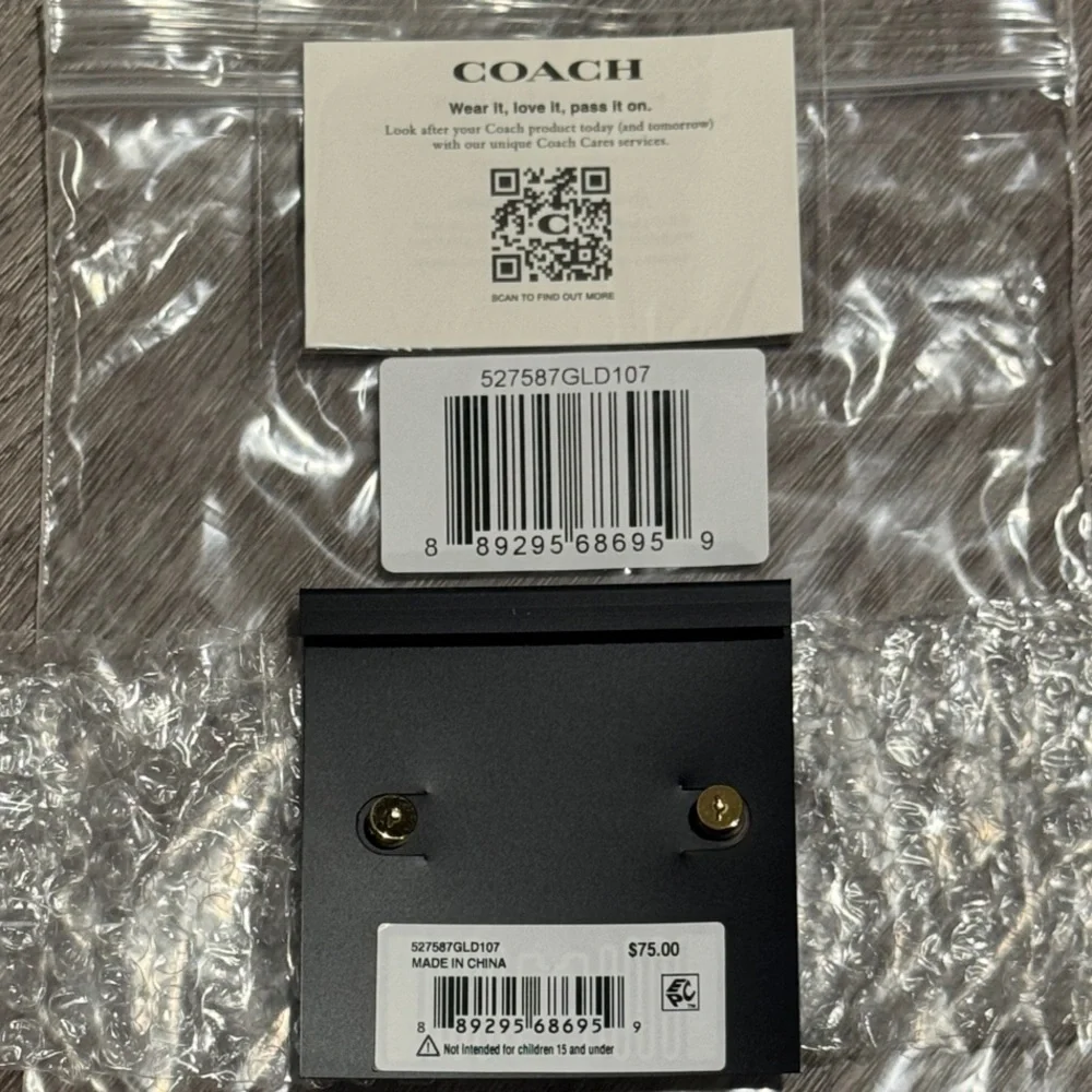 COACH earrings, NEW - Picture 5 of 8